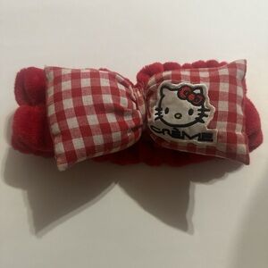 Hello Kitty Red Plaid Hair Bow